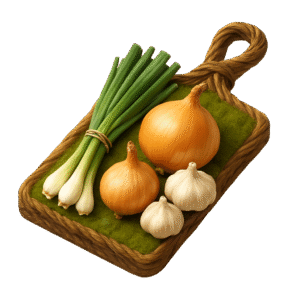 Garlic/Onions: